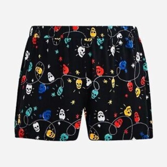 NWT TORRID 3 3X Plus Size Christmas Holiday Pajamas Set Lights Skulls Top Shorts - Picture 3 of 11